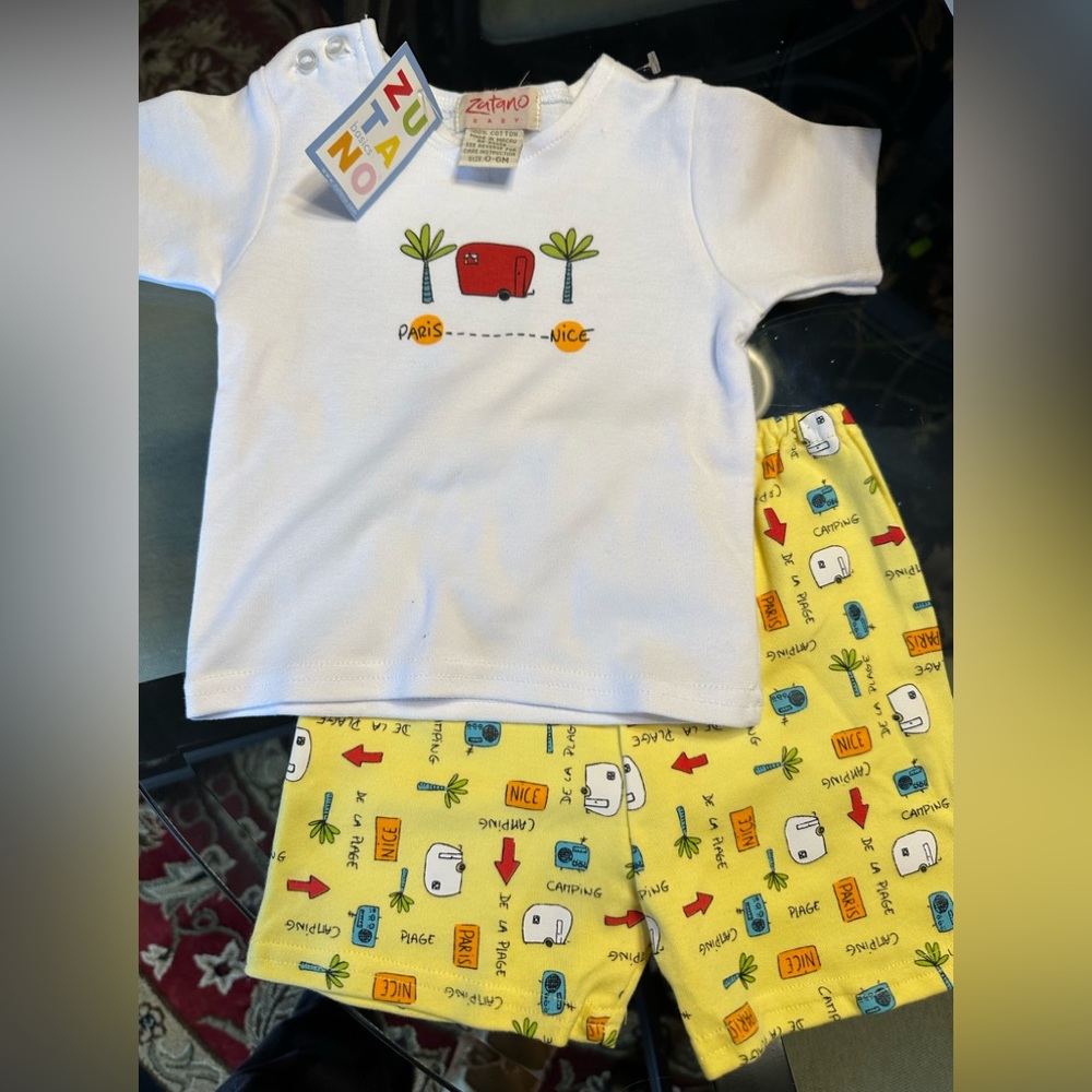 Zutano Baby camping NWT outfit